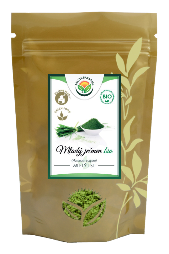 BIO Mladý zelený ječmen - mletý list 50g Salvia Paradise