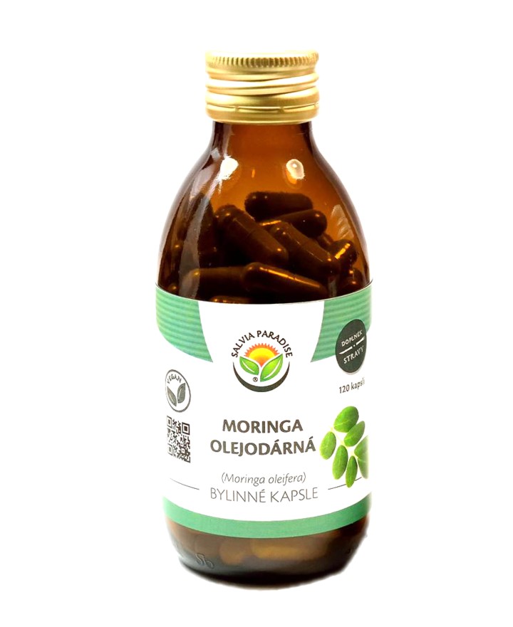 Moringa olejodárná kapsle 120ks Salvia Paradise