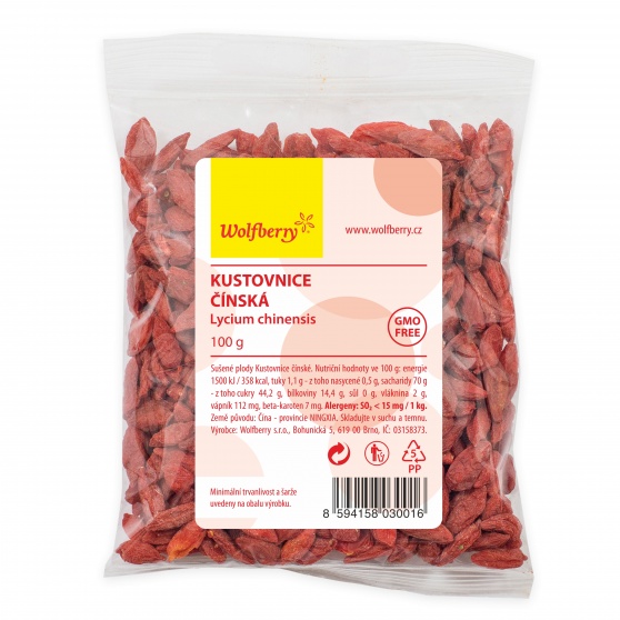 Wolfberry Goji Kustovnice čínská 100g