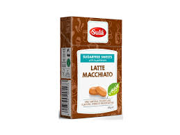 Sula Sulá Latte Macchiato - bonbóny s příchutí latte macchiato bez cukru 44g