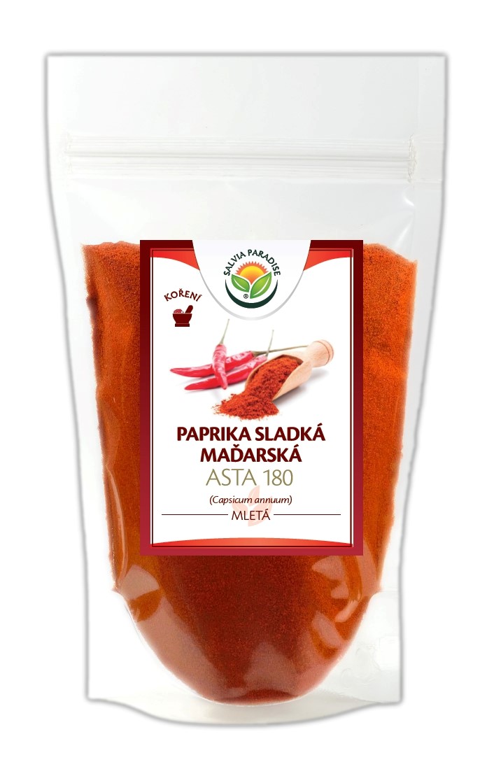 Paprika sladká maďarská Asta 180 - koření 250g Salvia Paradise