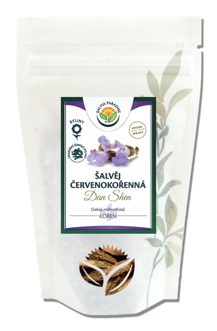 Šalvěj červenokořenná - Dan Shen kořen 1kg Salvia Paradise