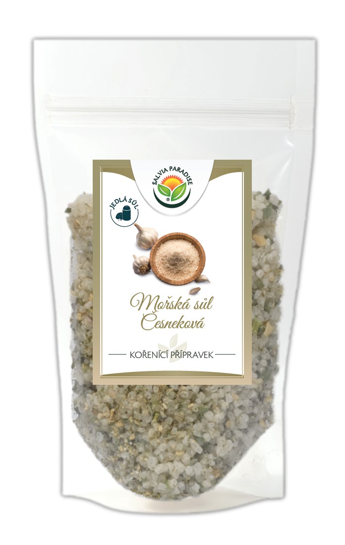 Sůl mořská česneková 200g Salvia Paradise