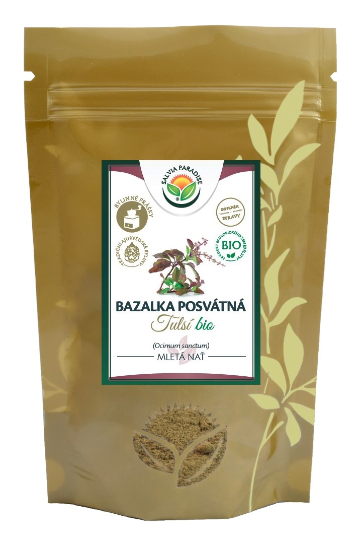 BIO Tulsí - bazalka posvátná mletá 100g Salvia Paradise