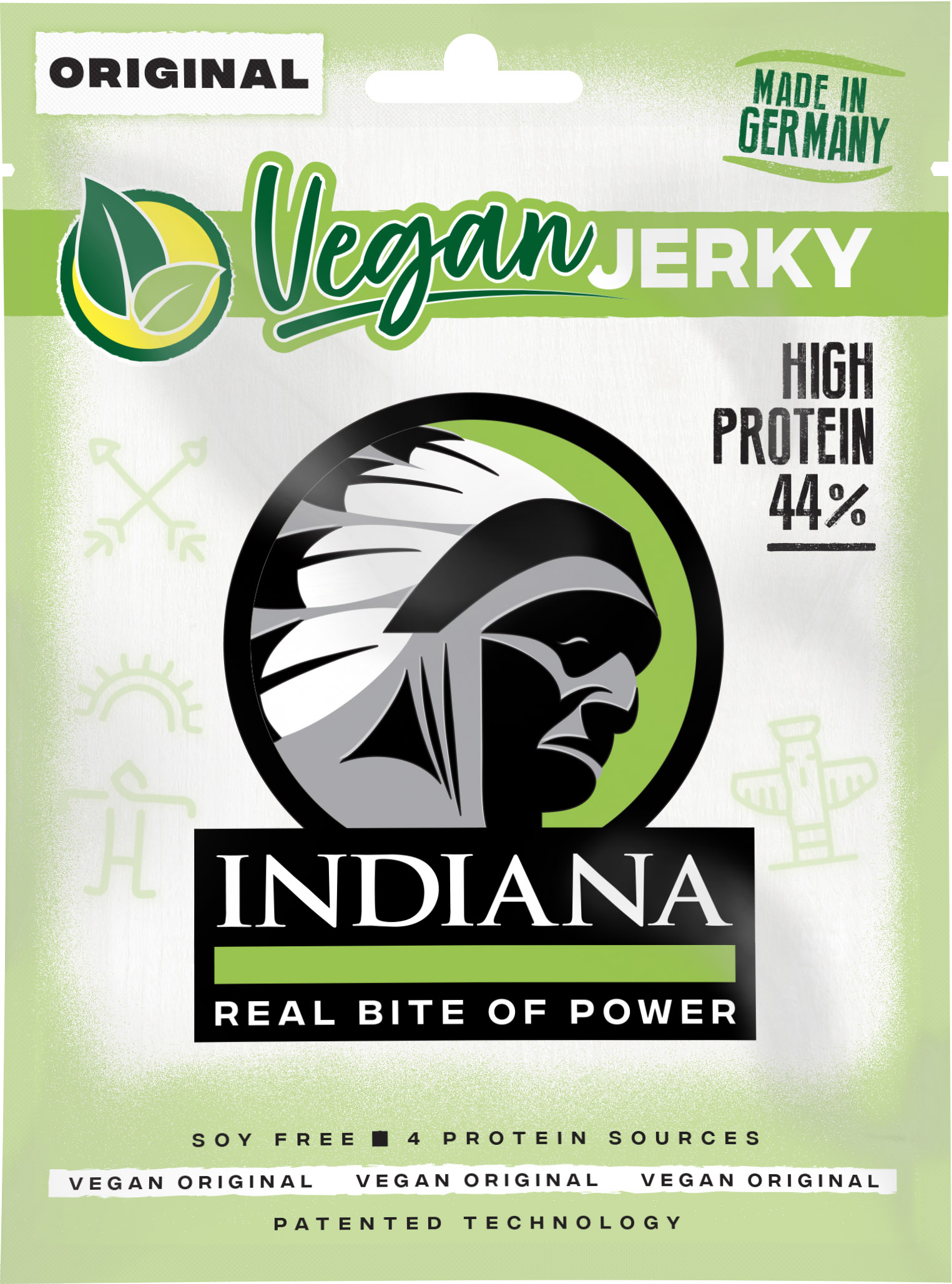 Iindiana Indiana Vegan Jerky Original 25g