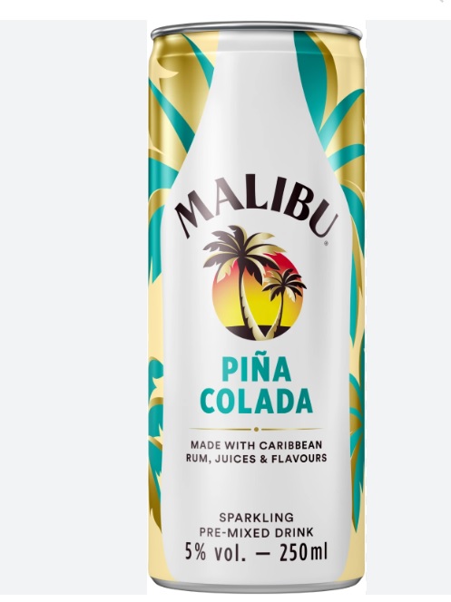 Malibu Pina Colada - plechovka 5% 0,25l