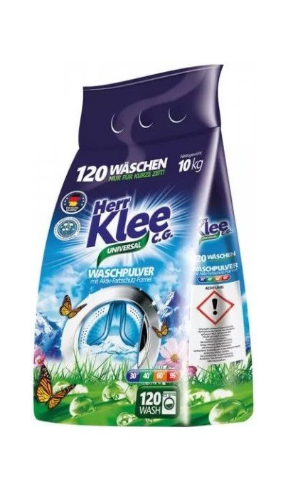 Klee Universal prášek na praní 10 kg - 120 pracích dávek