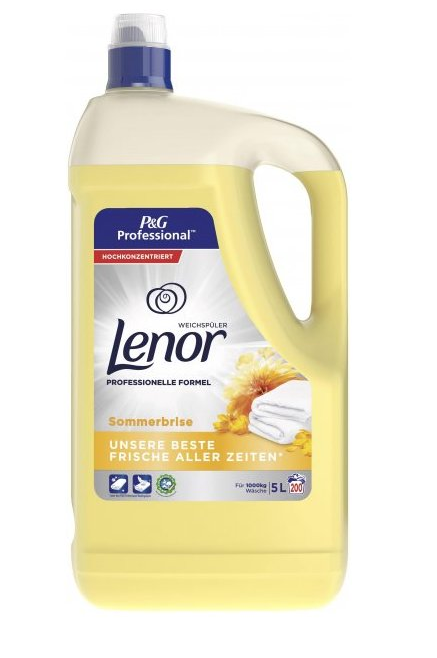 Lenor Professional Sommerbrise Linen Care aviváž 5 l - 200 pracích dávek