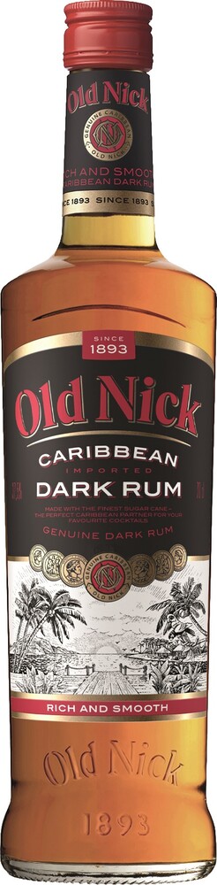Old Nick Caribbean Dark 37,5% 0,7 l (holá láhev)