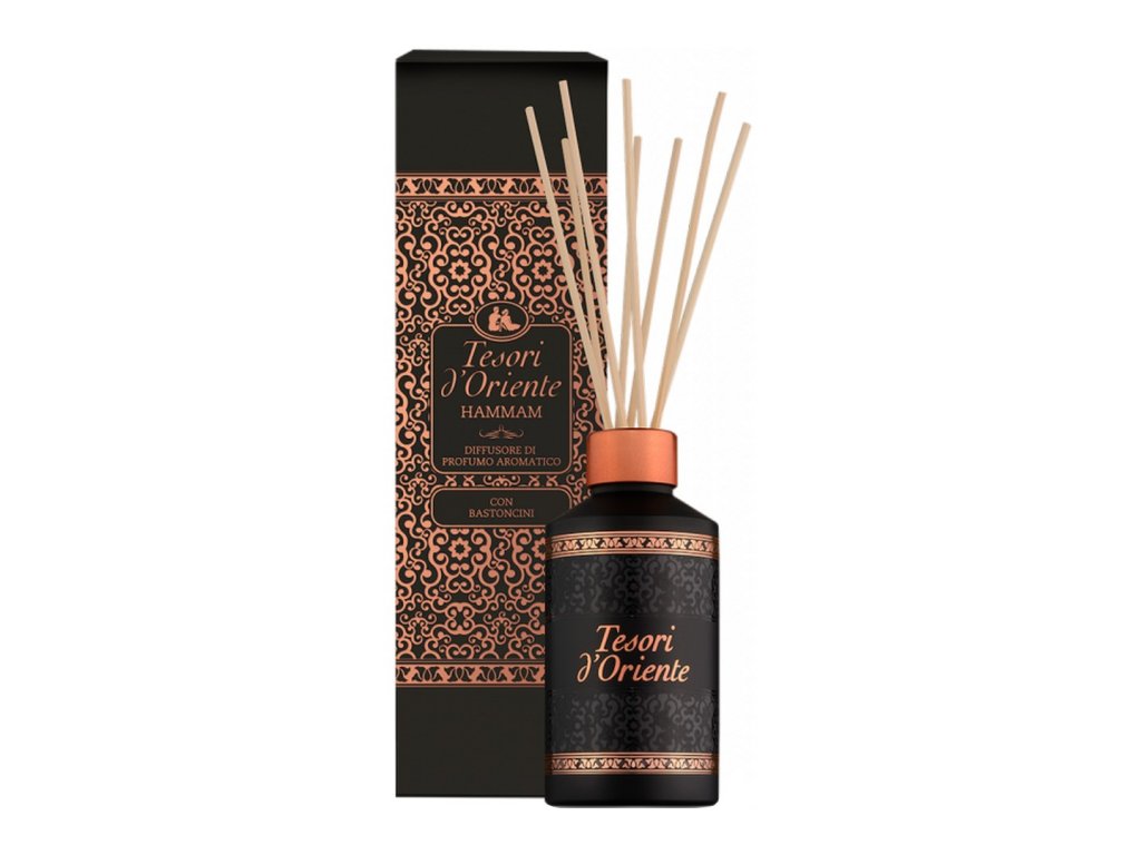 TESORI D'ORIENTE Vonné tyčinky HAMMAM Argan Oil and Orange Blossom 200 ml TESORI D'ORIENTE Vonné tyčinky HAMMAM Argan Oil and Orange Blossom 200 ml