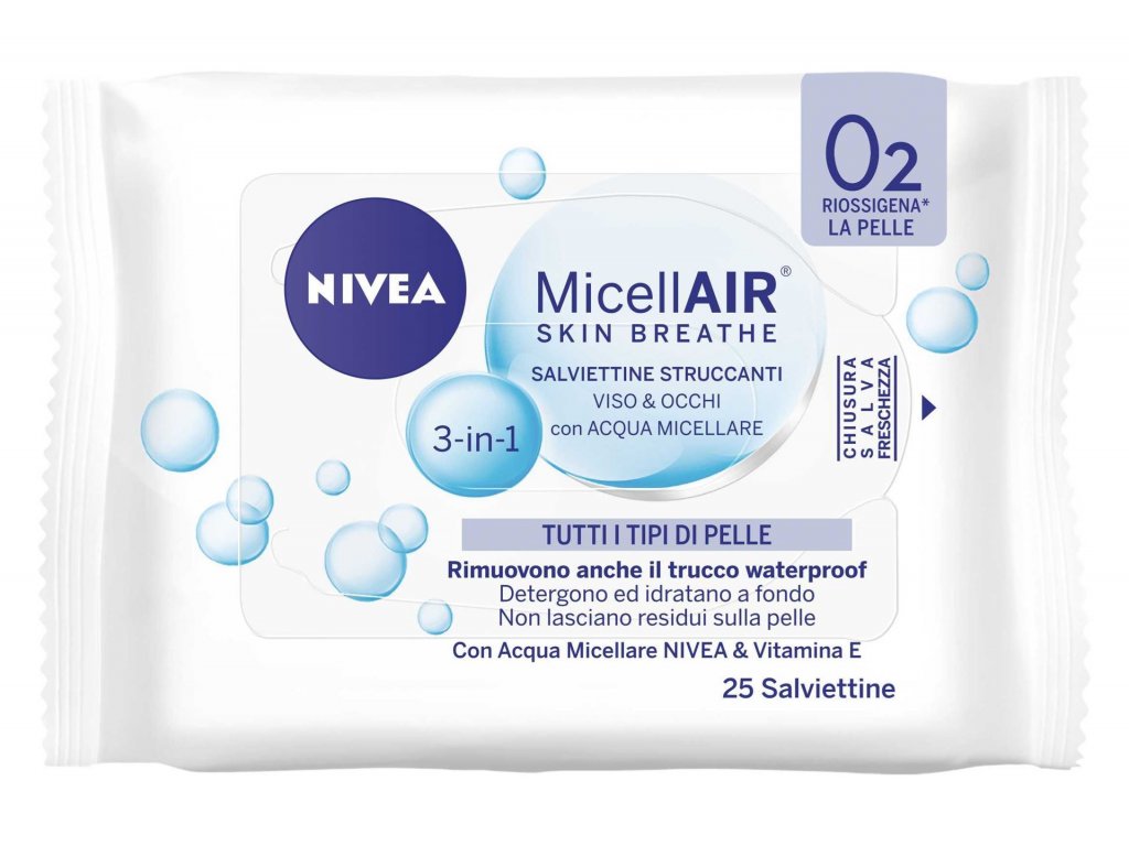 Nivea micerální čistící ubrousky 25 ks