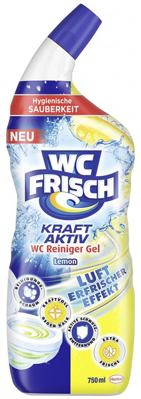 Theramed WC frisch Kraft Aktivní čistící gel na WC Lemon 750 ml