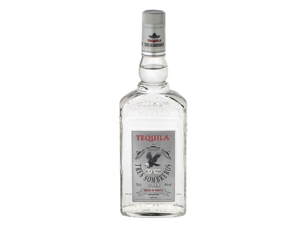 Tres Sombreros Silver 1l 38%