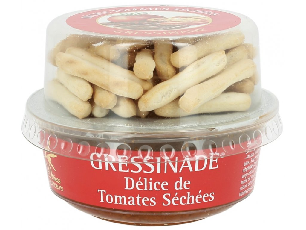 Meditea Gressinade - křupavé tyčinky a lahůdka ze sušených rajčat 150g