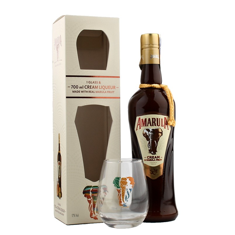 Amarula Cream box+sklo 0,7L 17%