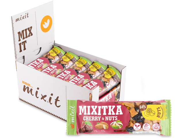 Mixitka Višně s pistáciema 40g (Mixit)