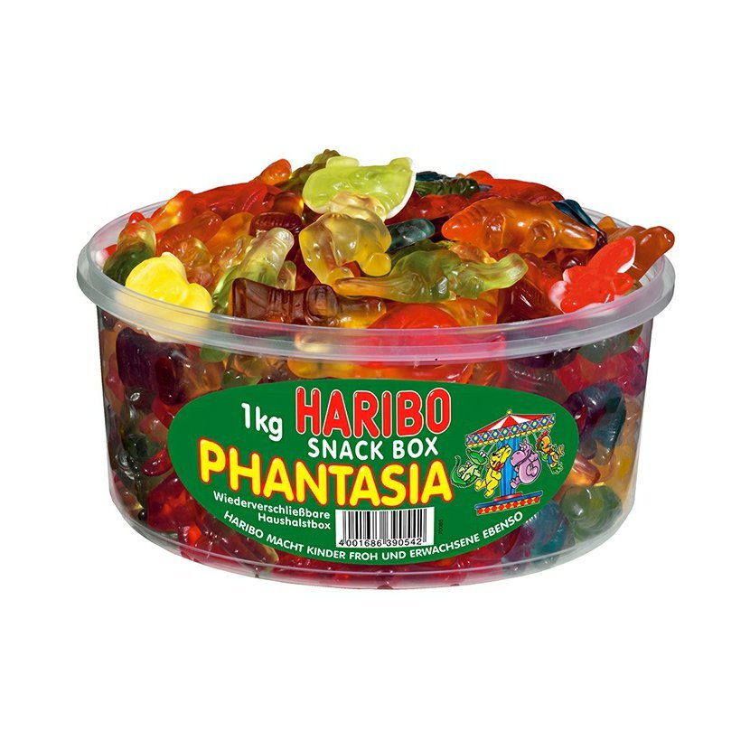 Haribo Phantasia - Želé bonbony ovocná zvířátka v dóze 1000g