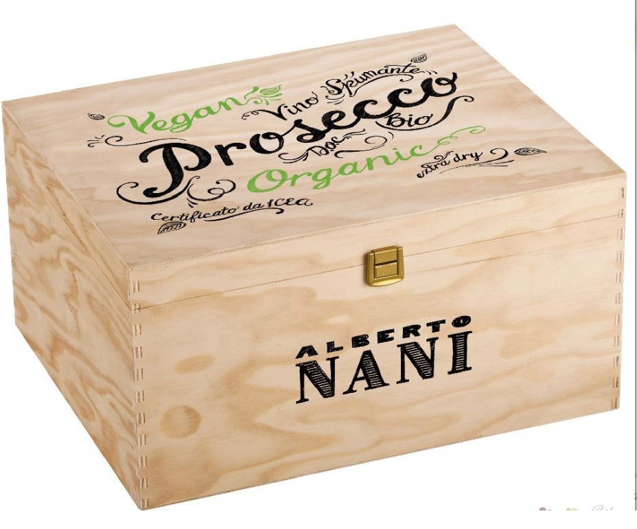Alberto Nani Prosecco DOC Extra Dry 6x 0,75 l v dřevěném boxu