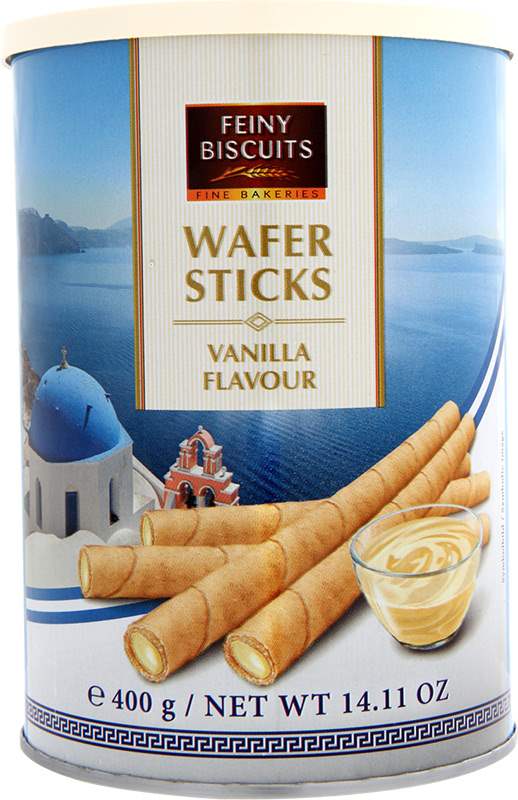 Feiny Biscuits Vaflové trubičky plněné vanilkovým krémem 400g plech