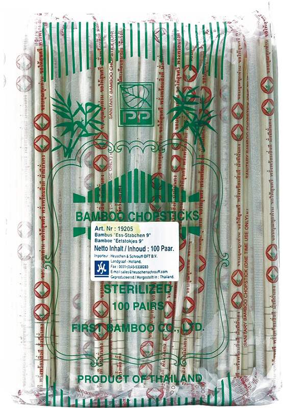 First Bamboo Bambusové hůlky sterilizované 22,5cm 100párů Unibrands