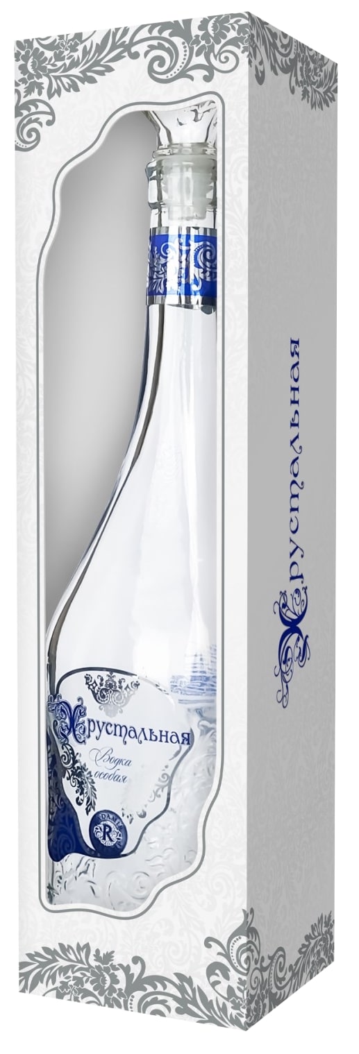 Vodka Krystal - v decanteru 40% 1 l (karton)