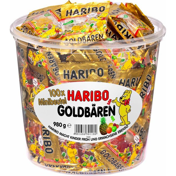 Haribo medvídci málé sáčky 9,8g 100ks