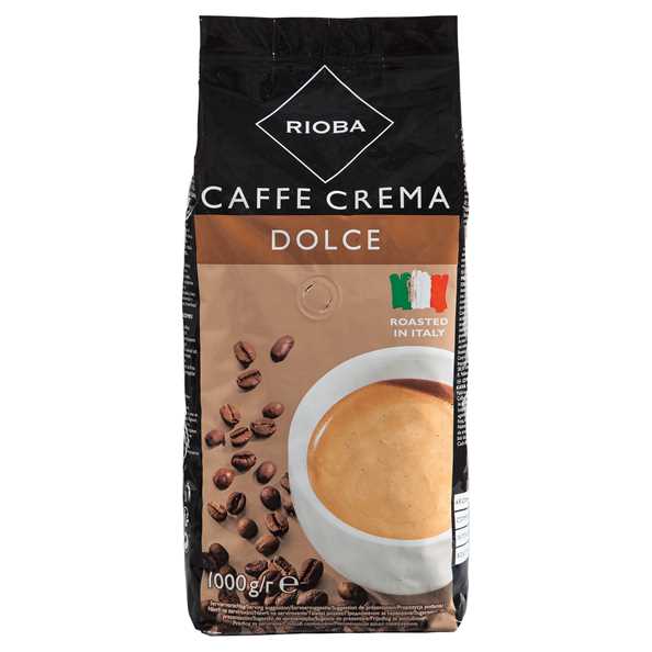 Káva Rioba Caffe Crema Dolce zrnková 1 Kg