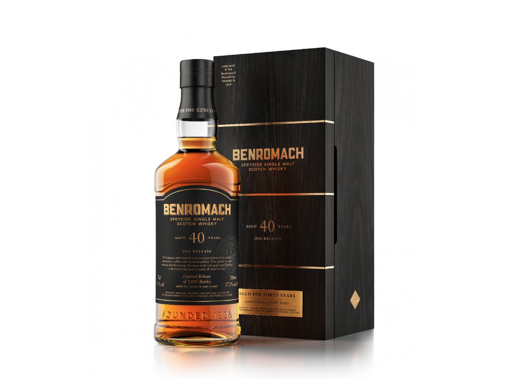 Whisky Benromach 40YO 57,6% 0,7l (kazeta)