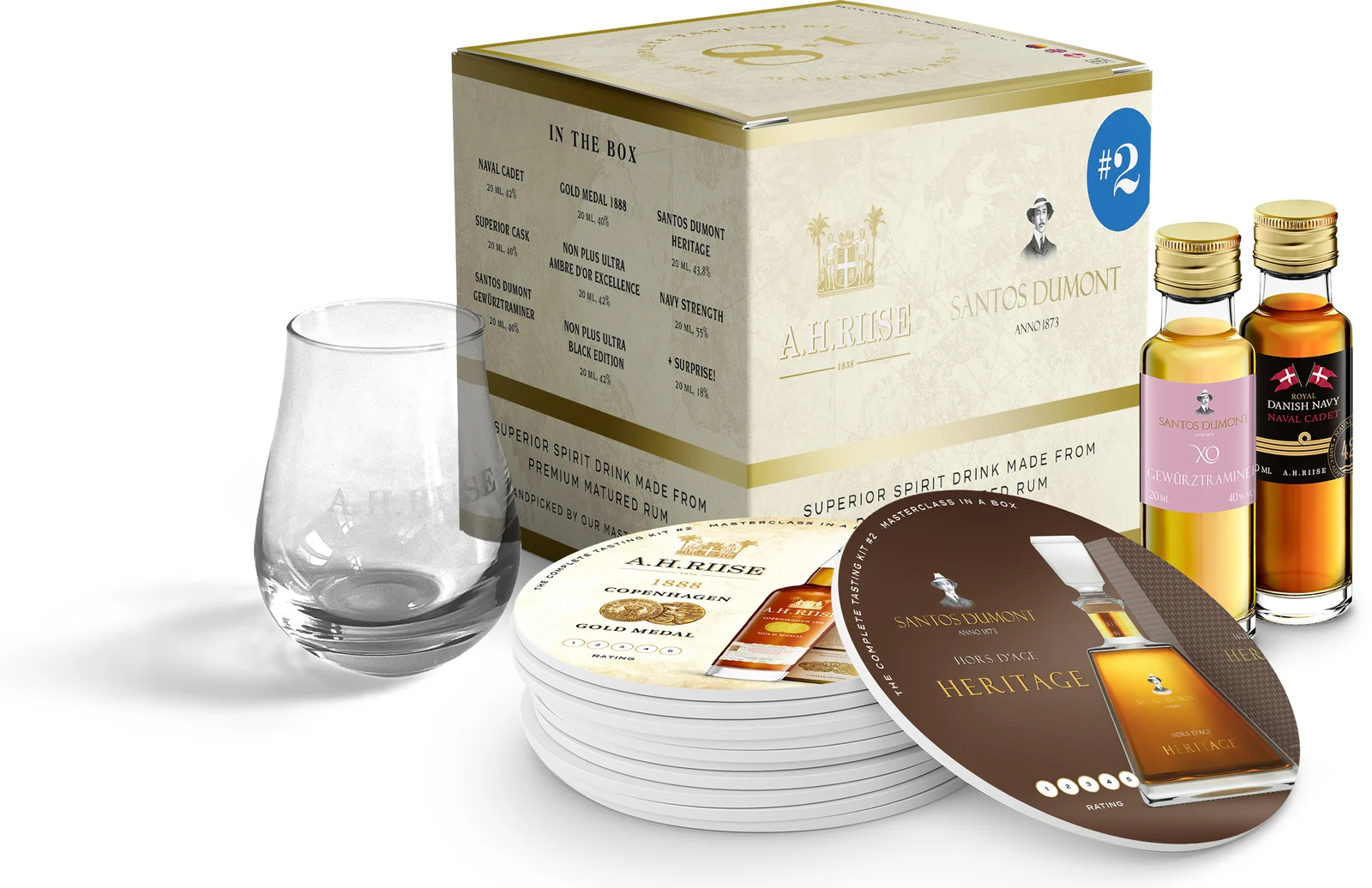A. H. Riise A.H.Riise Tasting Box Henriette 9x0,02l