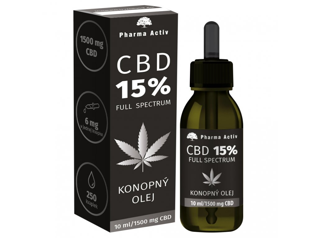 Pharma Activ CBD 15% Full Spectrum - konopný olej 10 ml