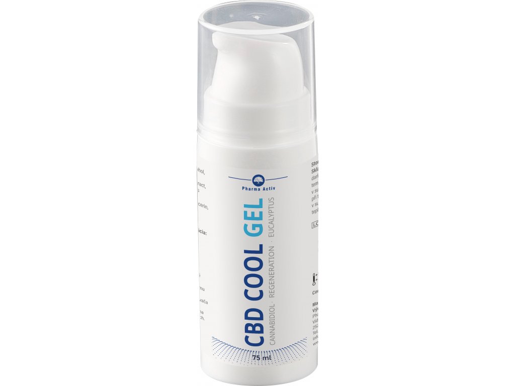 Pharma Activ CBD Gel Cool Eucalyptus - chladivý regenerační balzám 75 ml