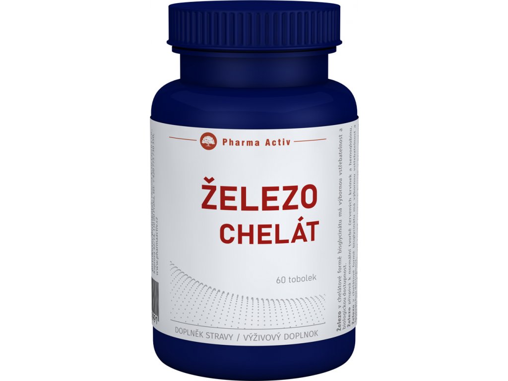 Železo CHELÁT 60 kapslí Pharma Activ
