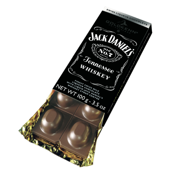Goldkenn Jack Daniel's mléčná čokoláda plněná likérem, 100g