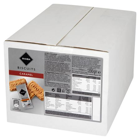 Rioba karamelové sušenky 200ks x 6g