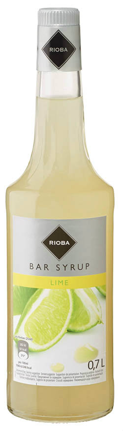 Rioba sirup Lime - limetkový sirup 0,7l