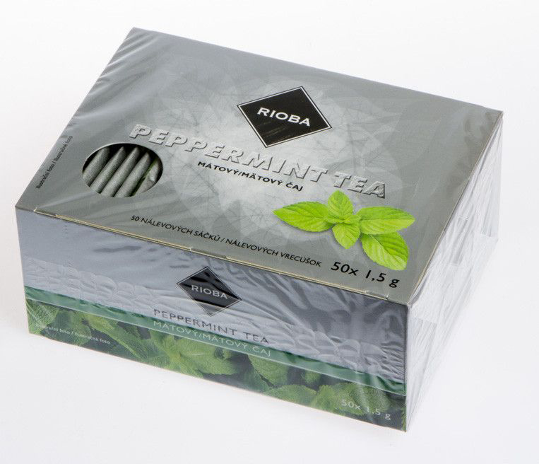 ČAJ Rioba Peppermint - mátový čaj 50x1,5g