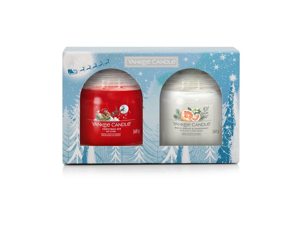 Dárková sada středních svíček Signature Yankee Candle - 2x368g