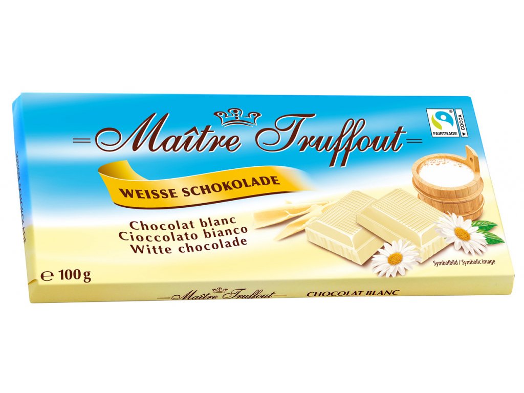 Maitre Truffout bílá čokoláda 100 g