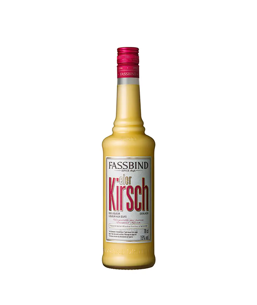 Fassbind Eierkirsch - vaječný likér s třešňovým destilátem 15% 0,7 l (holá láhev)