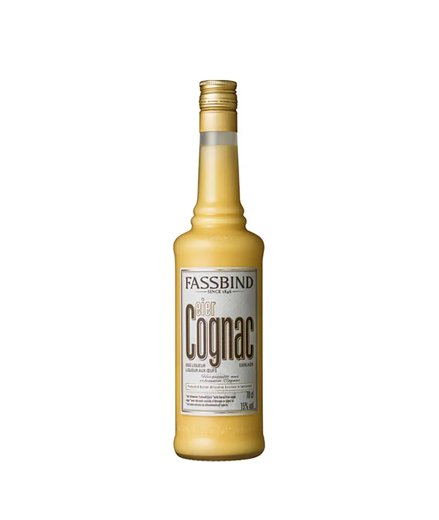 Fassbind Eiercognac - vaječný likér s francouzským koňakem 15% 0,7 l (holá láhev)