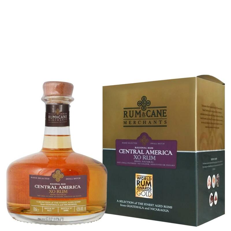 Rum & Cane Central America XO 43% 0,7l (karton)