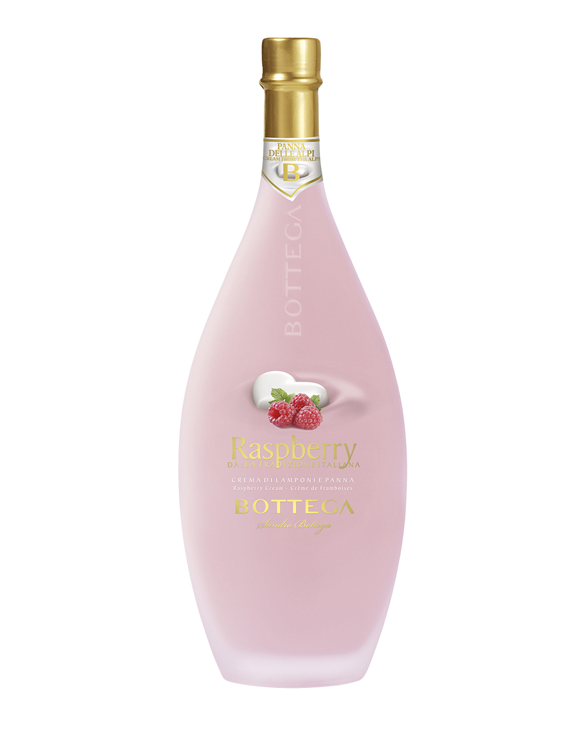 bottega liquore raspberry 15% 0,5l (holá láhev)