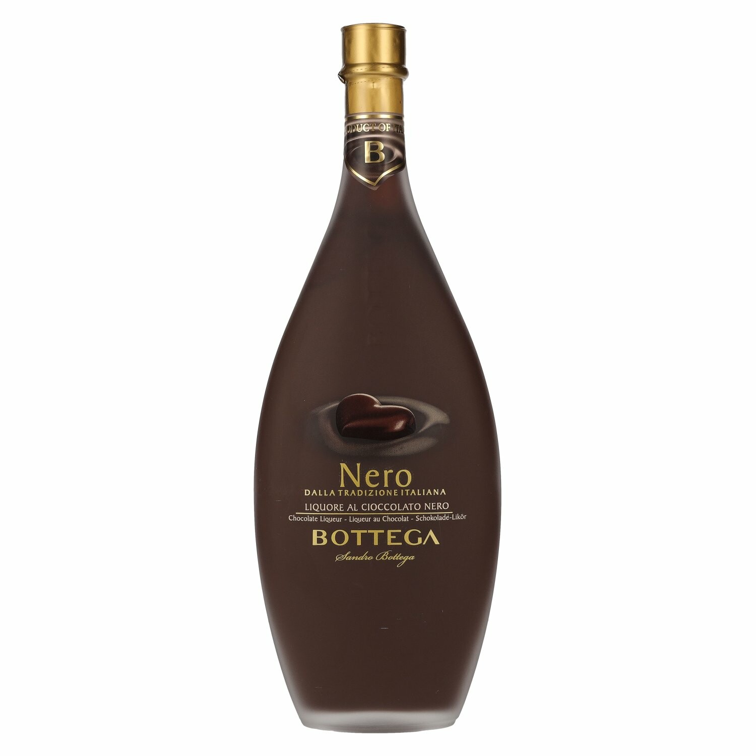 Bottega Liquore Cioccolato Nero Cream - krémový čokoládový likér 17% 0,5l (holá láhev)