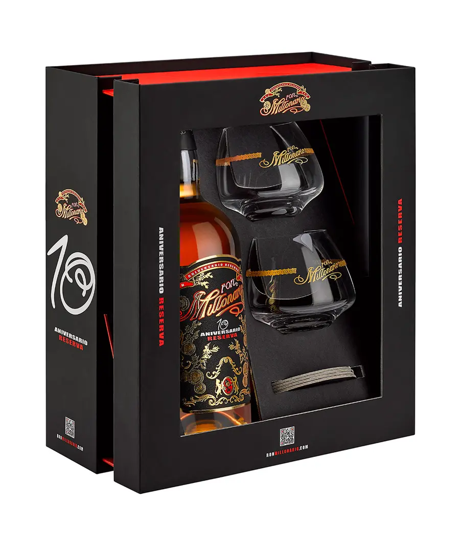 Millonario 10 Aniversario Reserva Gift Box 40,0% 0,7 l