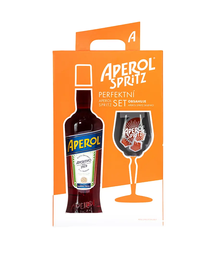 Aperol + sklenice, 11%, 0,7l