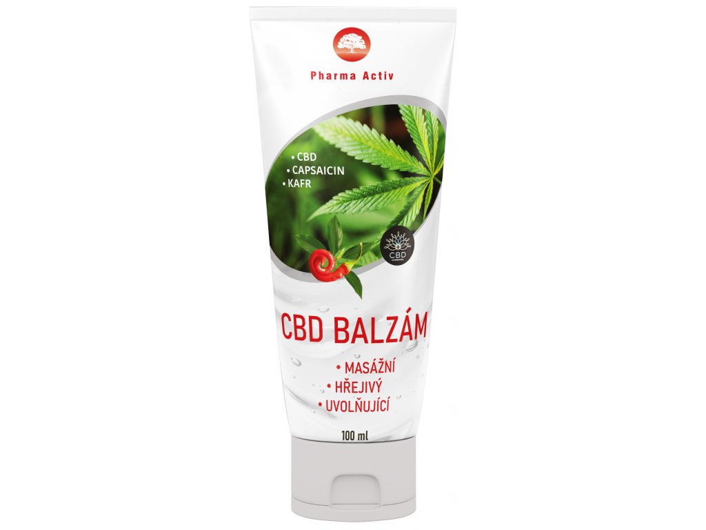 Pharma Activ CBD Gel Hot Capsicum Kafr - hřejivý regenerační balzám 100 ml