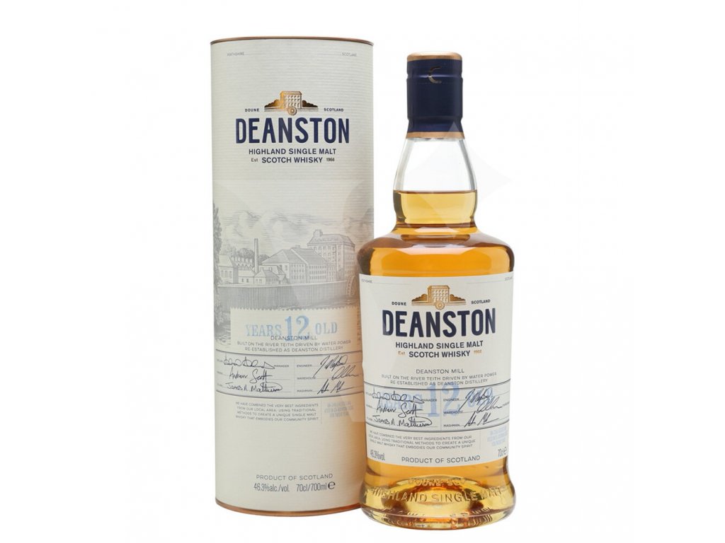 Whisky Deanston 12YO 46,3% 0,7 l (tuba)