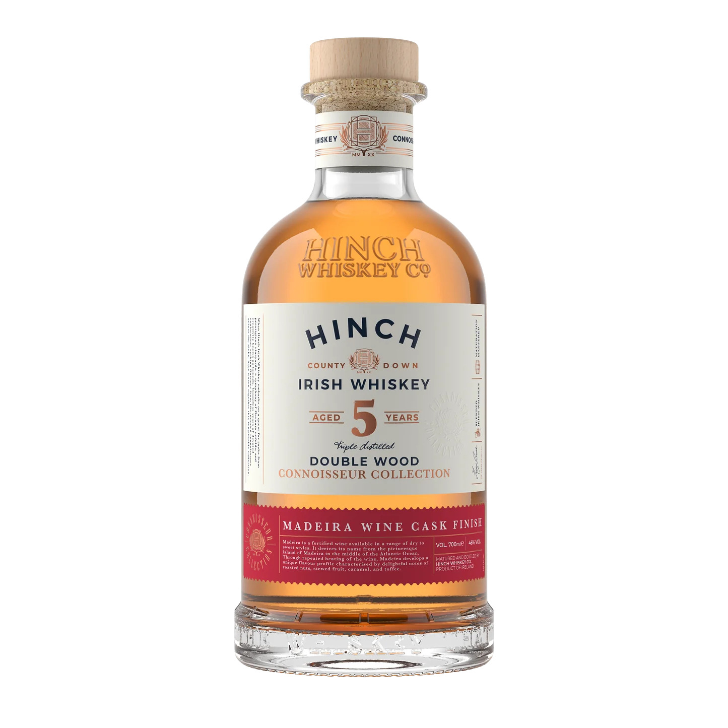 Whisky Hinch 5Y Double Wood Madeira Wine Cask Finish 46% 0,7 l (holá láhev)