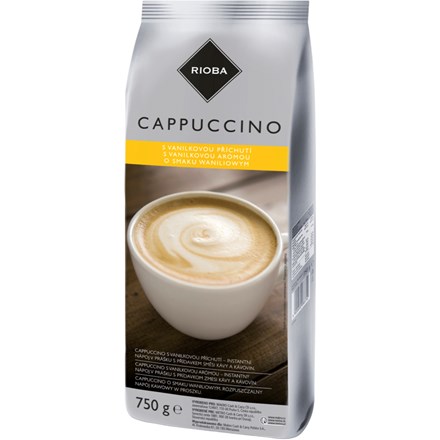 Káva Rioba Cappuccino Vanilka 750g