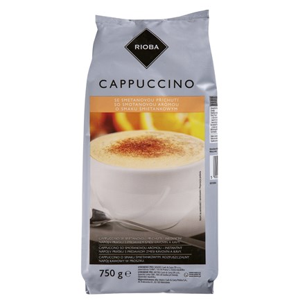 Káva Rioba Cappuccino Smetanové 750g